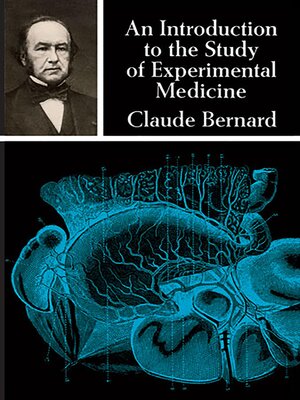 cover image of An Introduction to the Study of Experimental Medicine
